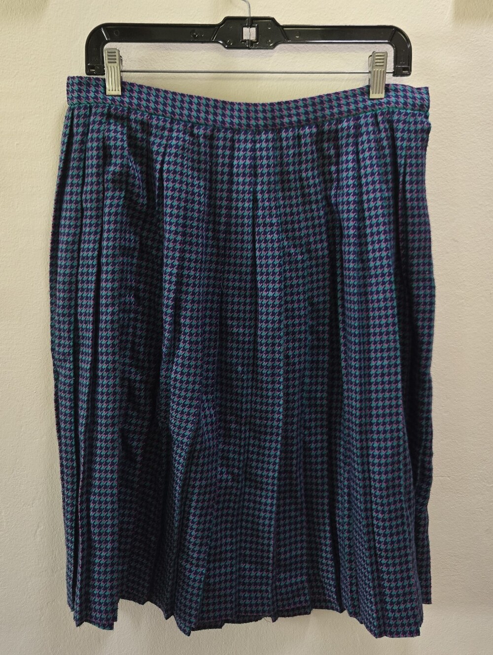 Leslie Fay Vintage Houndstooth Skirt